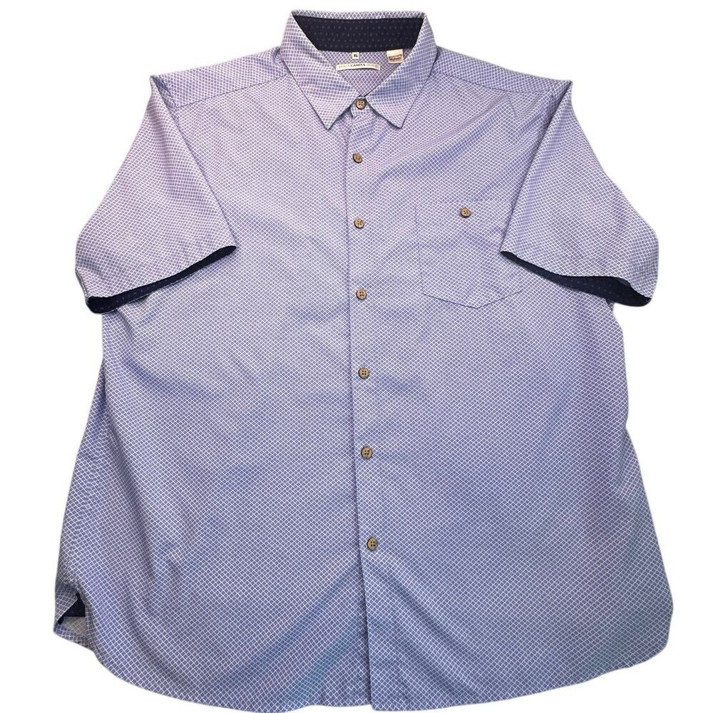 Moda Campia Moda Mens Geometric Short Sleeve Shirt XL